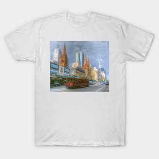 Melbourne Icons On Flinders T-Shirt